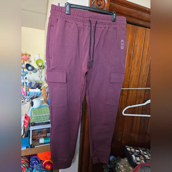 CVG Purple Jogger Pants - Picture 1 of 3